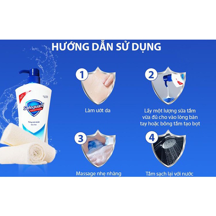 Sữa Tắm Safeguard Diệt Khuẩn Chai 720ml