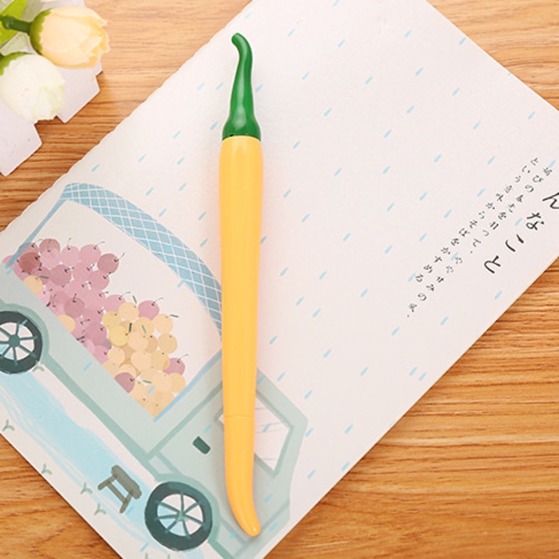 1 Bút Mực Nước Hình Rau Củ Quả Dễ Thương