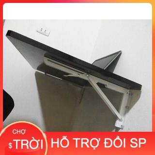 ❤️FREESHIP❤️ Bộ 2 bản lề gập thông minh - Bản lề gấp gọn treo tường tải trọng 70kg loại tốt - Bản lề gấp - Ke gập