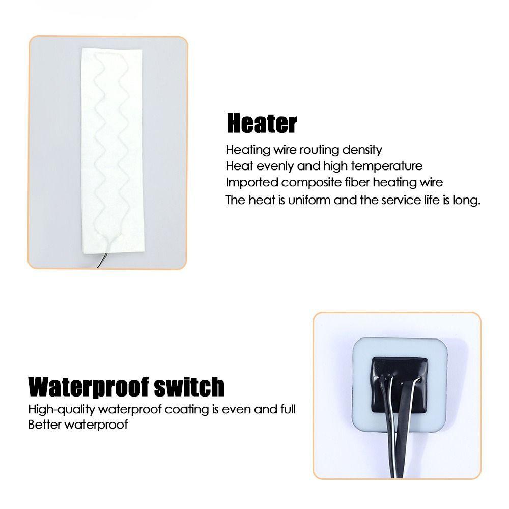 1 Chiếc Khăn Choàng Cổ Sưởi Ấm Chống Thấm Nước 5V 2A USB