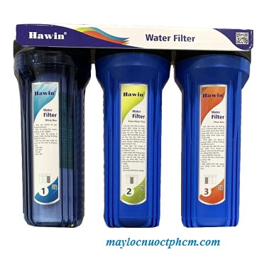 Bộ lọc nước sinh hoạt 3 cấp Hawin