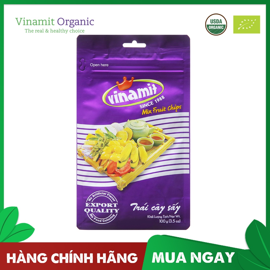 Trái Cây Thập Cẩm Sấy Khô VINAMIT Gói 100g/250g/500g