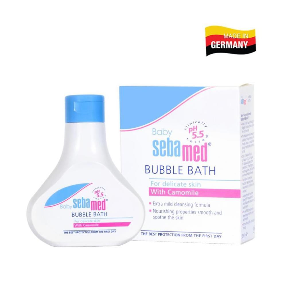 Sebamed Sữa Tắm Dịu Nhẹ Cho Bé Baby Bubble Bath pH5.5 (200ml) - SBB01B