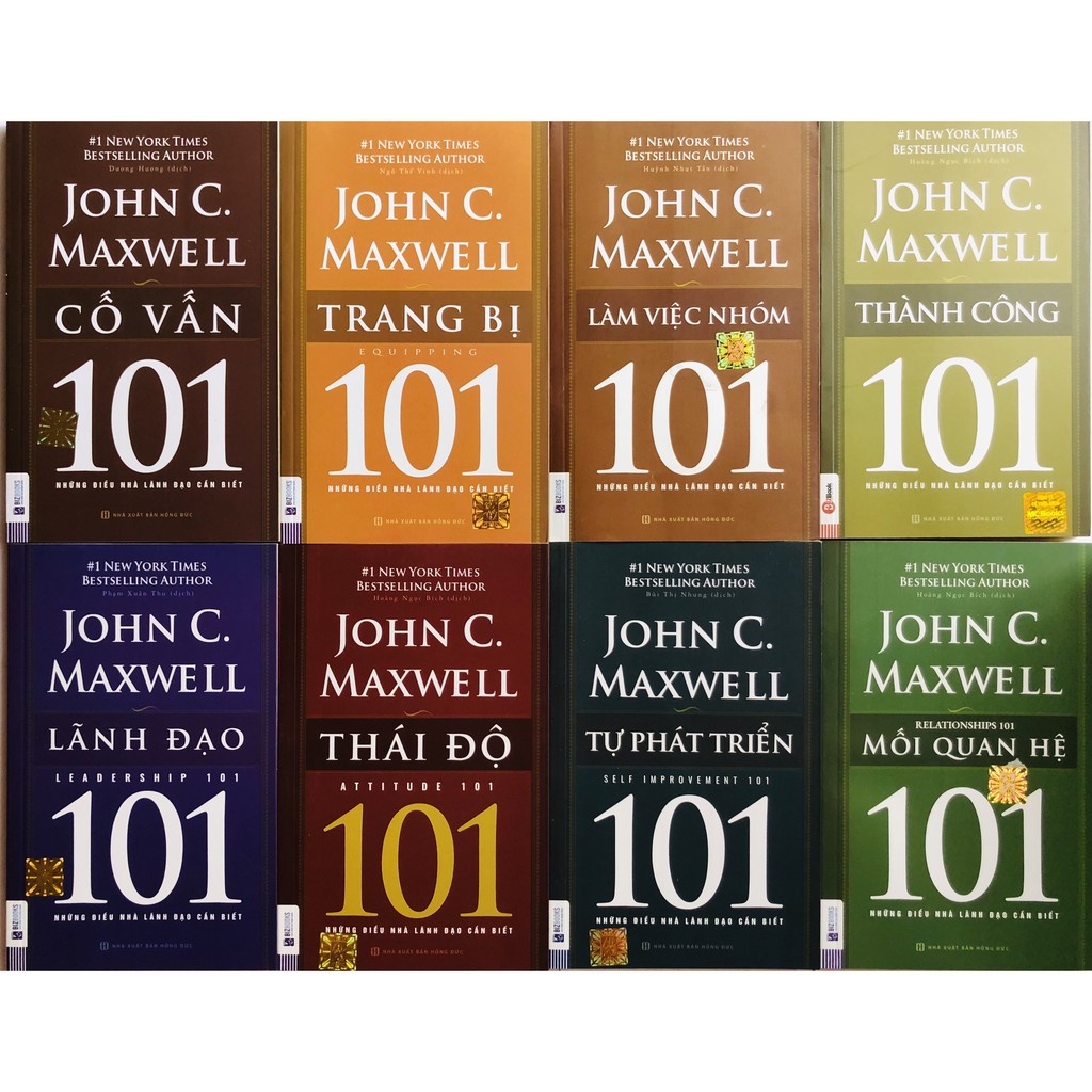 Sách -Combo 101 Những Điều Nhà Lãnh Đạo Cần Biết (Cố Vấn+Trang Bị+Thái Độ+Lãnh Đạo+Tự Phát Triển+Thành Công+Mối Quan Hệ)