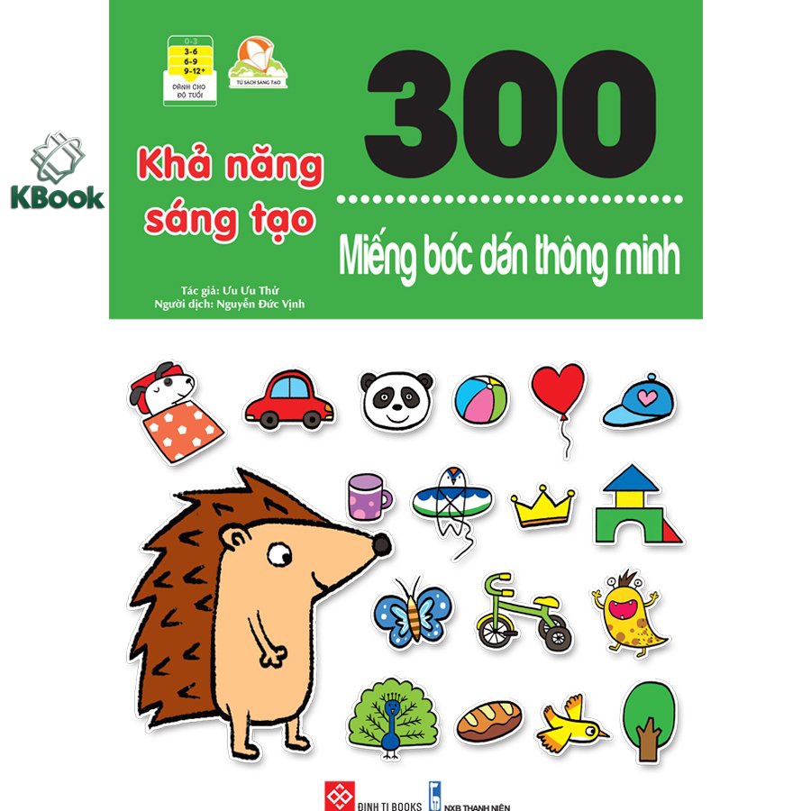 Sách - 300 miếng bóc dán thông minh - Trò chơi trí tuệ (6 tập, lẻ cuốn tùy chọn)