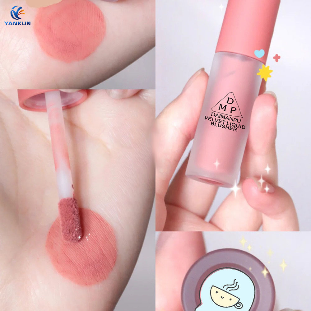 (Hàng Mới Về) Phấn Má Hồng Dạng Lỏng Dưỡng Ẩm Làm Trắng Tự Nhiên Lâu Trôi