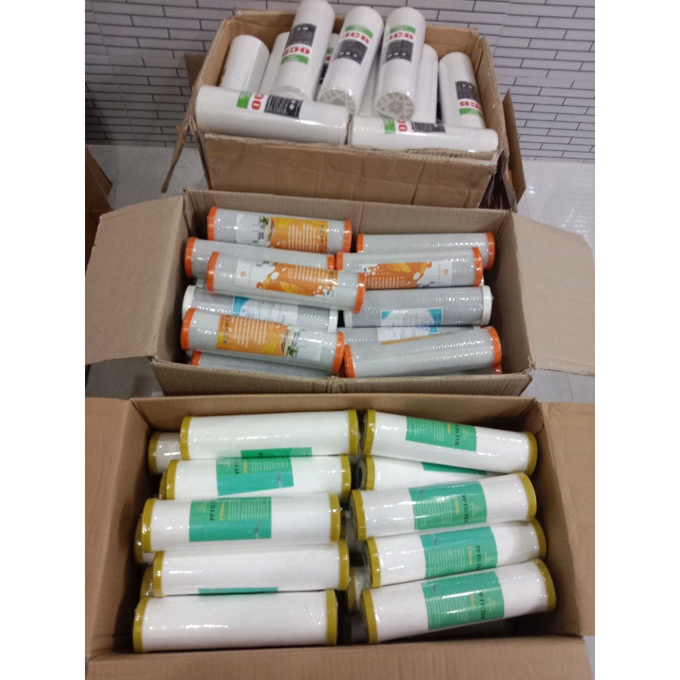 Bộ Ba Lõi Lọc Nước 1,2,3 Ro - Lõi Lọc Thô 123