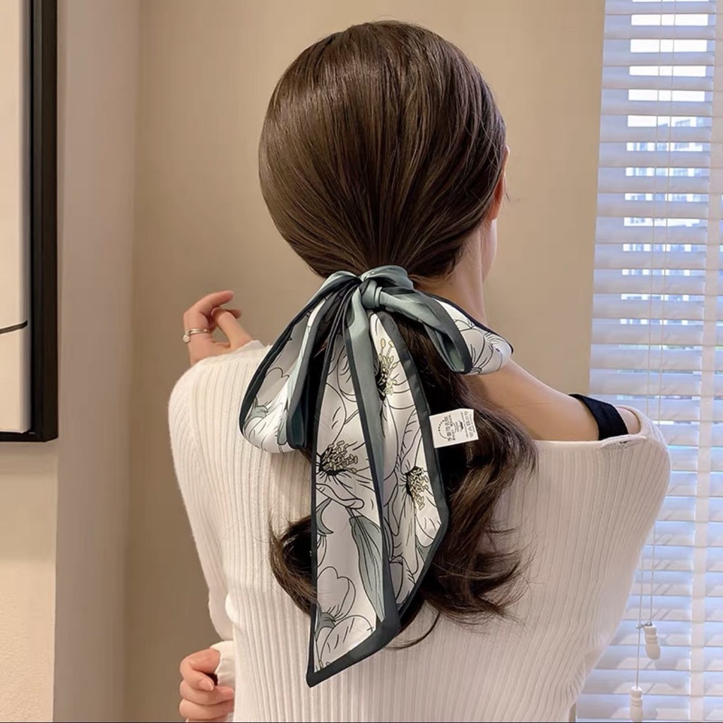 Băng Đô Cài Tóc Bằng Lụa Phong Cách Pháp Thời Trang Mùa Hè Mới Cho Nữ