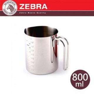 [Sale] Ca đong thể tích inox 304 Zebra có vạch chia 800ml Thái Lan 112590