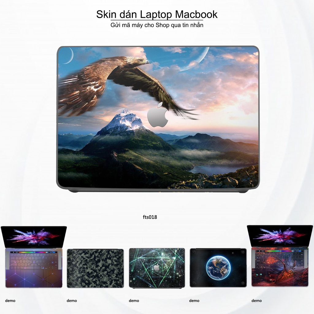 Skin dán Macbook mẫu Fantasy (đã cắt sẵn, inbox mã máy cho shop)