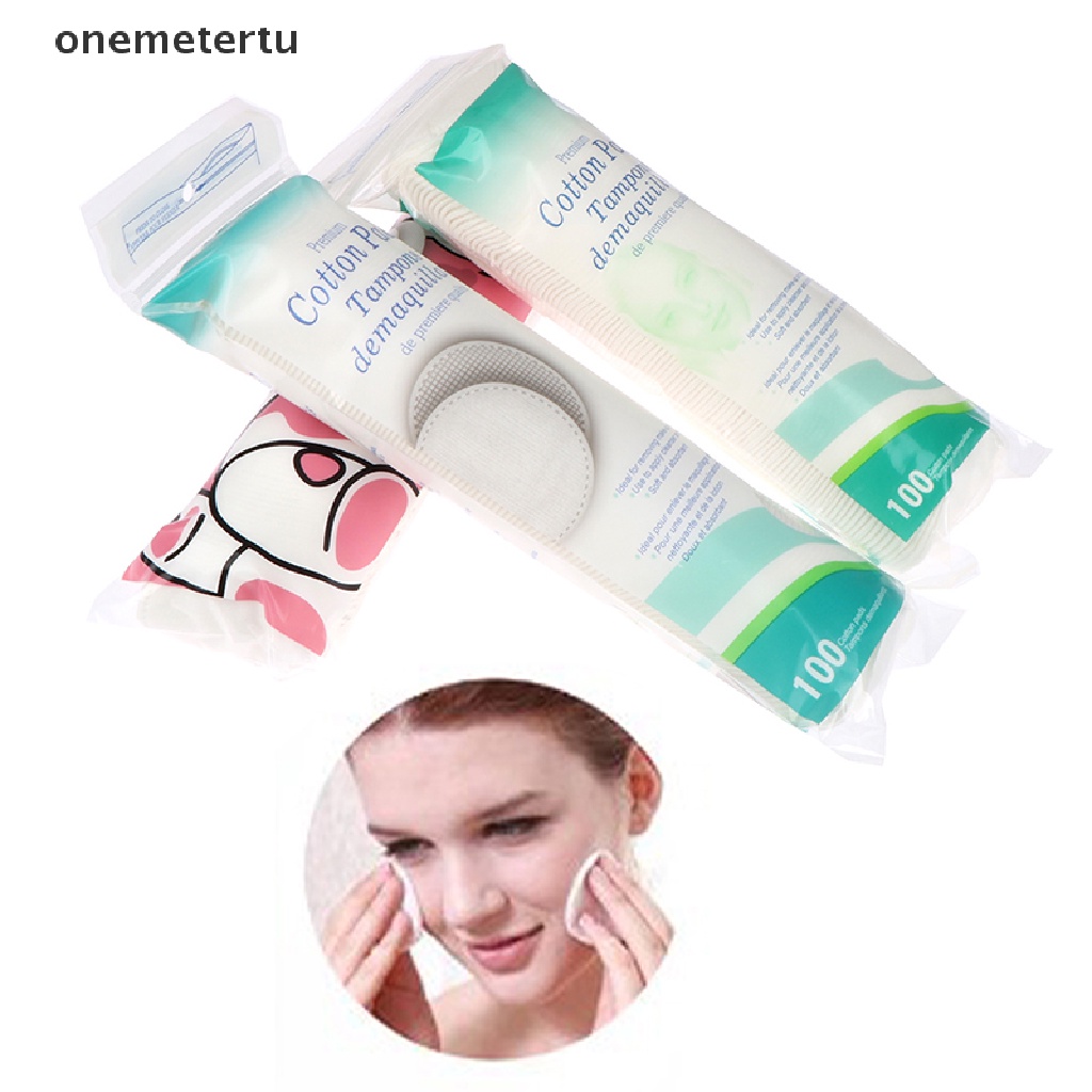 Set 100 Miếng Bông Tẩy Trang Mềm Mại Hình Tròn Tiện Dụng