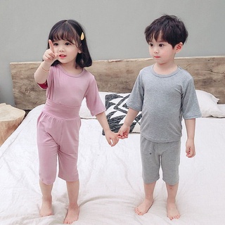 Set Đồ Ngủ Cotton Mỏng Thời Trang Mùa Hè Cho Bé Trai