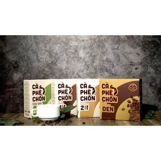 Cà Phê Chồn Hòa Tan Đen - ONE COFFEE (10 Gói)