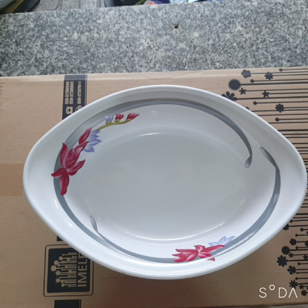 Tô nhựa melamine hình xuồng XO03 hàng Cao cấp