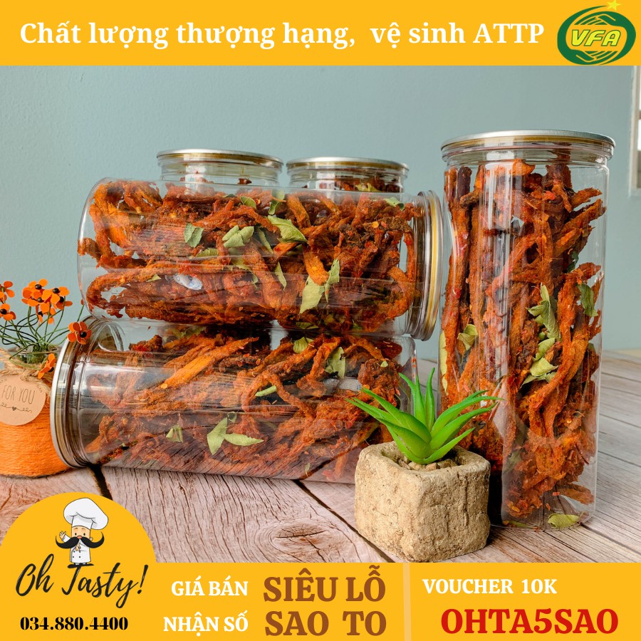 300G Hũ Khô Bò Xé Tasty Food