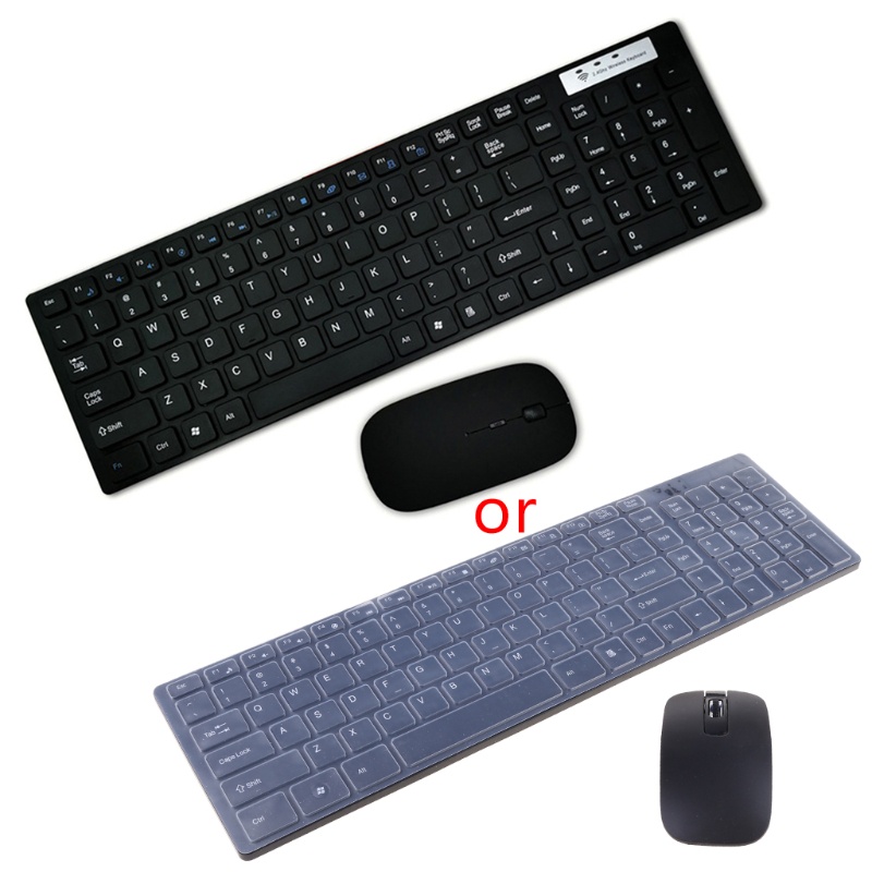 Bộ Bàn Phím Và Chuột Không Dây Hai Kích Thước Yên Tĩnh Cho Windows Máy Tính PC