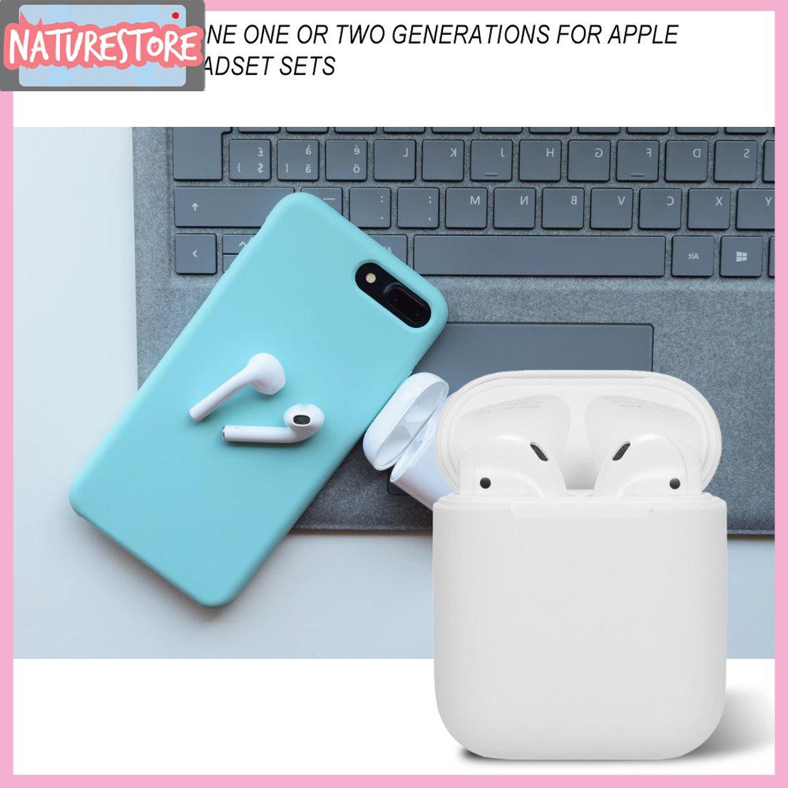 Vỏ Bảo Vệ Hộp Sạc Tai Nghe Airpods Bằng Silicon Tiện Dụng