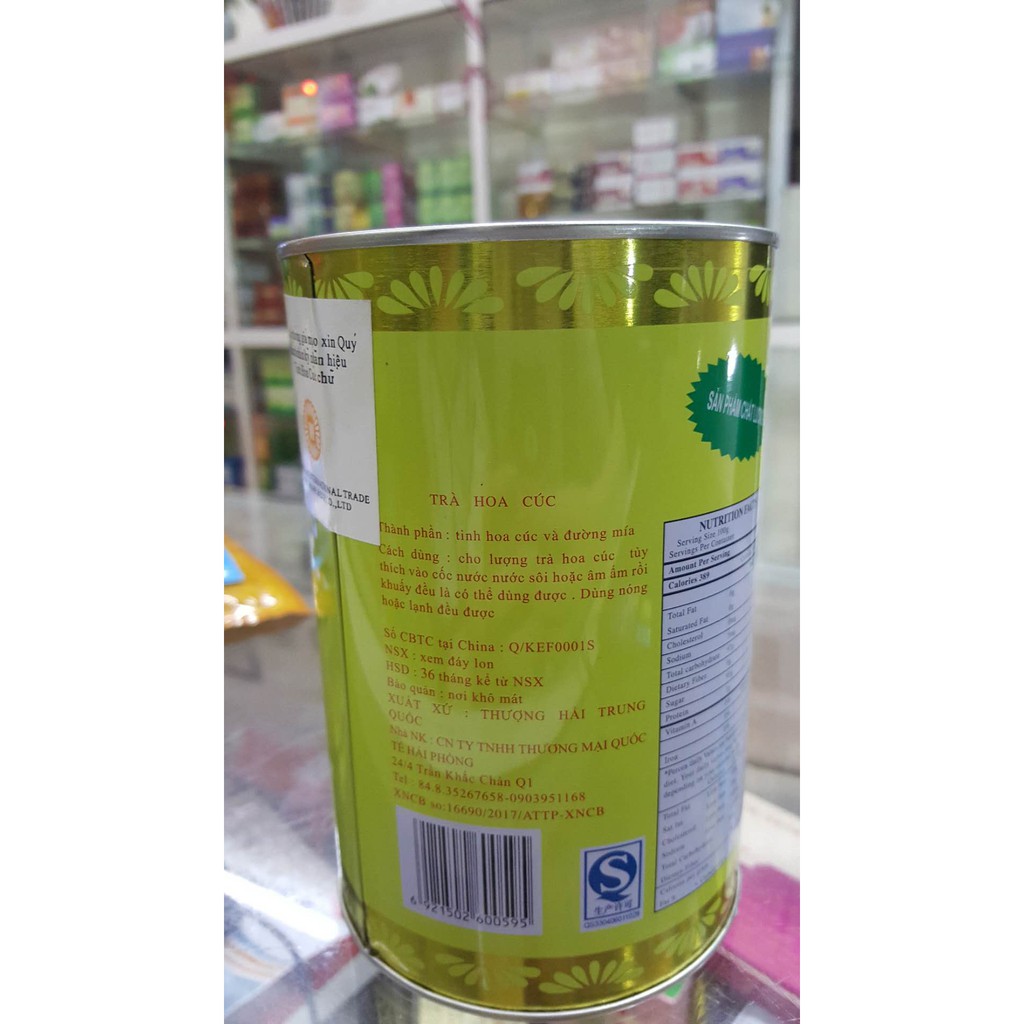 Trà Hoa Cúc Hòa Tan lon 400g