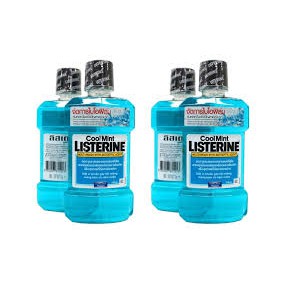 Combo 2 Chai Nước Súc Miệng Listerine 750ml kèm chai nhỏ 250ml