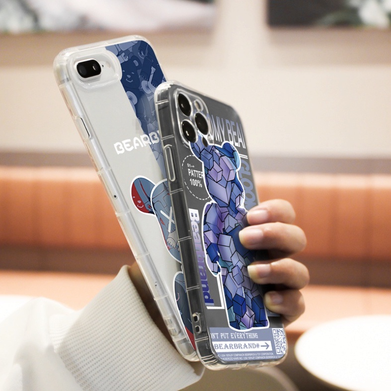 Ốp lưng iphone 6, 6s plus, 7 8 Plus, X, XS, XR, XSMAX, 11, 12, 13 PROMAX TRONG SUỐT BEARBRICH PKVN