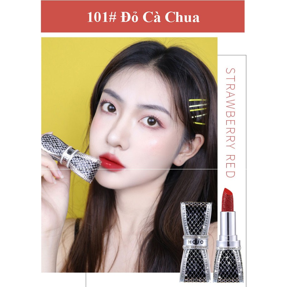 Son sáp HoJo Dimond Bow Butterfly- knot Lipstick hình nơ độc đáo hàng chính hãng hội địa Trung Ho Jo No.8047 | WebRaoVat - webraovat.net.vn