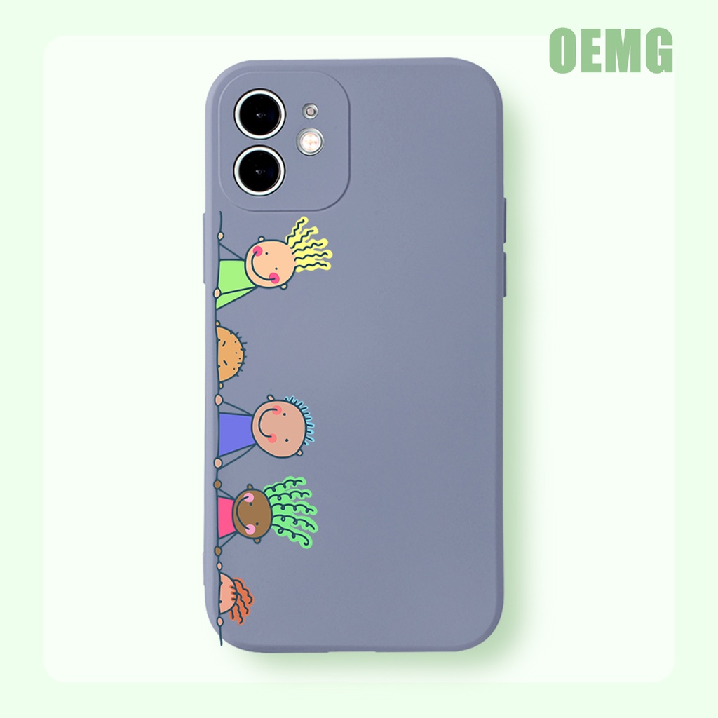 Ốp Điện Thoại Silicon Mềm Chống Sốc dễ thương buồn cười Hình Hoạt Họa Cho for iPhone 13 12 11 Pro Max X XR XS 8 7 6S Plus SE 2020 ZJ811