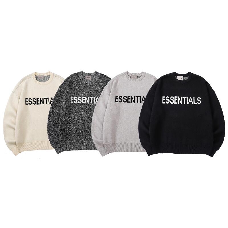 Áo sweater cotton Dệt Kim Cổ Tròn Thời Trang Cho Nam Nữ