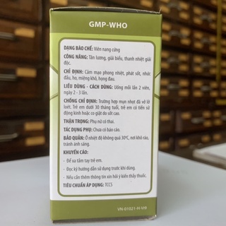 Ngân Kiều Giải Độc - Cảm Mạo