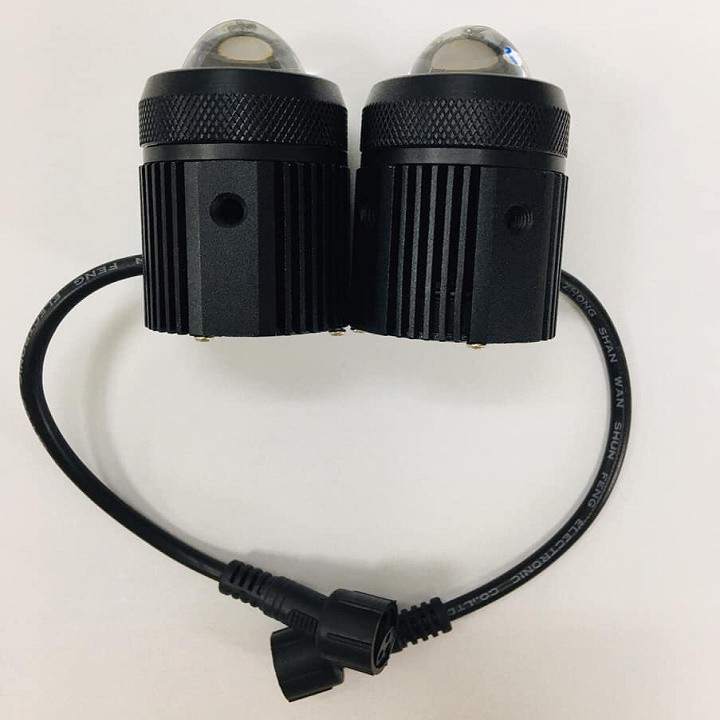 Trợ sáng mini Driving light sáng vàng trắng 2 chức năng Giá 1 Cái