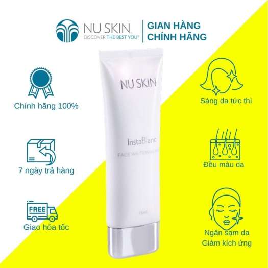 Sữa Dưỡng Trắng Da Tức Thì Nuskin InstaBlanc Face Whitening Milk 75ml Chính Hãng