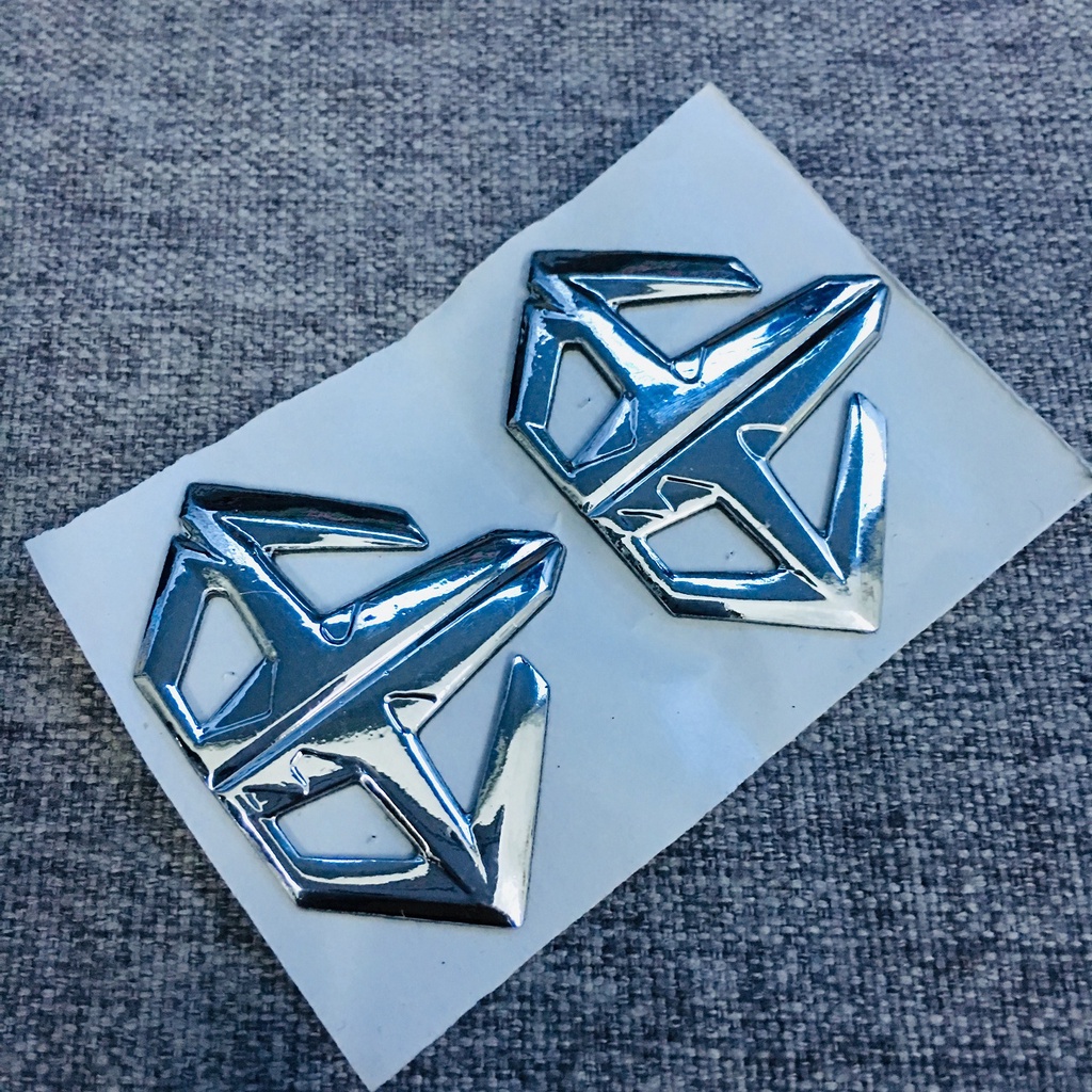 Bộ sưu tập tem LOGO KIM CƯƠNG AIR BLADE, tem huy hiệu KIM CƯƠNG dán xe AIR BLADE các đời nhiều màu lựa chọn
