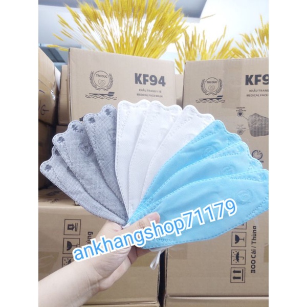 THÙNG 300 CÁI Chiếc Khẩu TRÍ ĐỨC MASK 4 Lớp KF94 MASK Chống Bụi Mịn Và Kháng Khuẩn Hàng Cao Cấp Hàn Quốc . không mùi