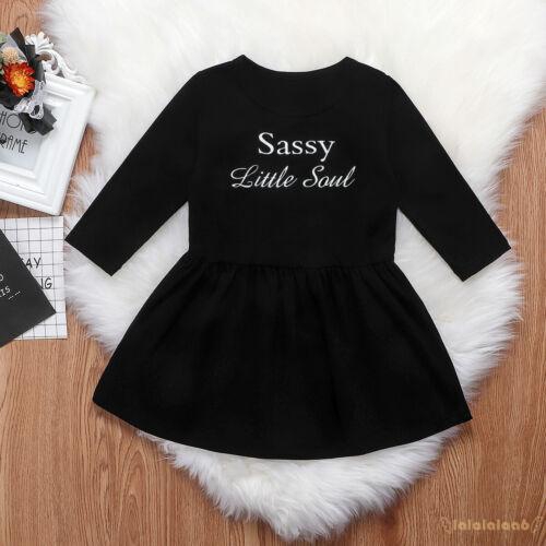 Fashion Baby Girls Sassy Little Soul Dress+Lace Up Vest