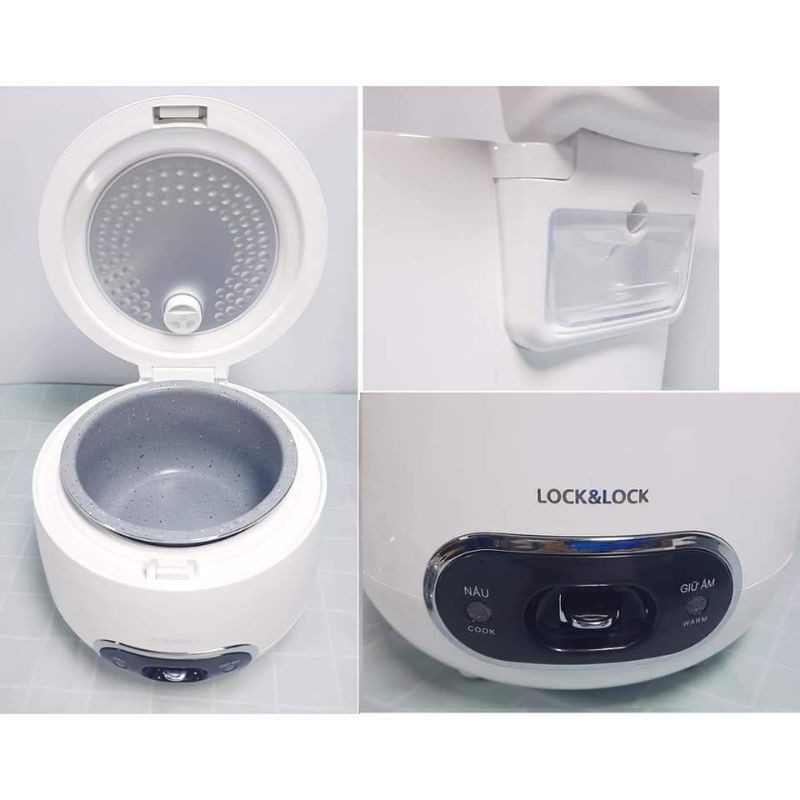 Nồi cơm điện Lock & Lock EJR426WHT | BigBuy360 - bigbuy360.vn