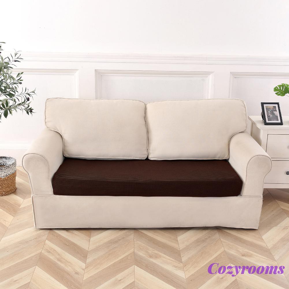 Bọc Ghế Sofa Dệt Kim Màu Nâu Co Giãn