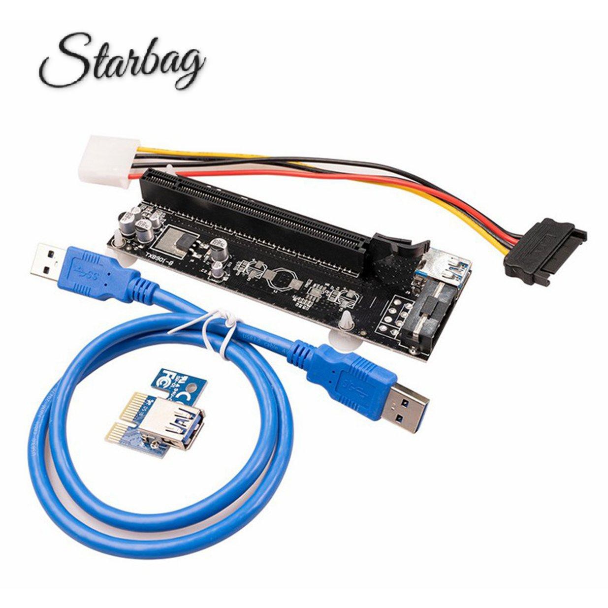 Dây Cáp Card Đồ Họa Mở Rộng 4pin Pcie 1x Sang 16x | WebRaoVat - webraovat.net.vn