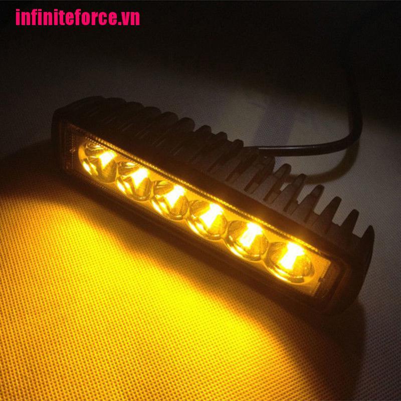 (Hàng Mới) Đèn Sương Mù 18w 18w Màu Vàng Cho Xe Hơi