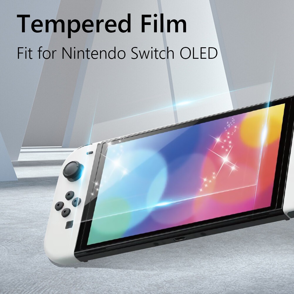 Miếng Dán Màn Hình Cường Lực Cho Máy Game Nintendo Switch OLED