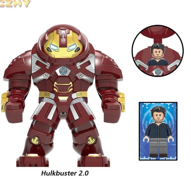 Mô Hình Đồ Chơi Lego Nhân Vật Người Sắt 'Jab Xh1158 Hulkbuster 2.0