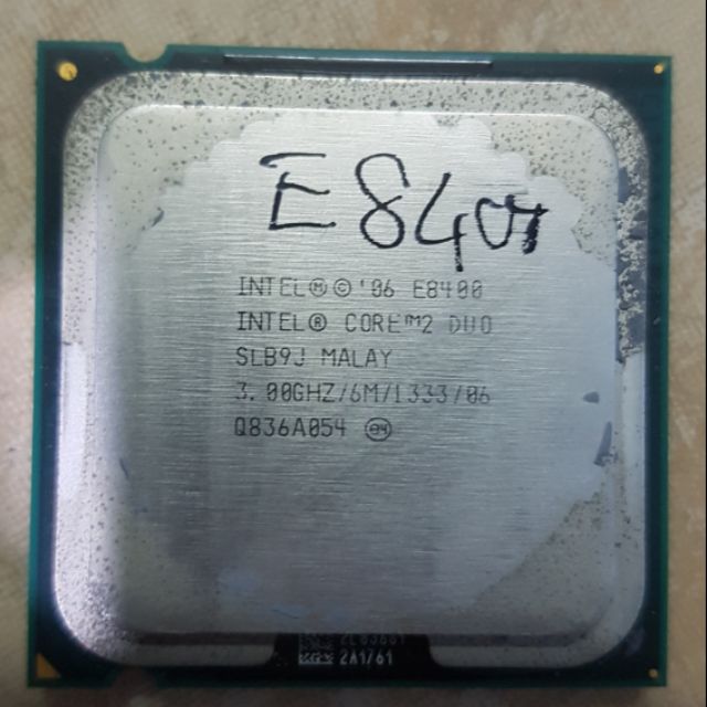 Cpu intel e8400
