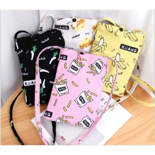 Túi Tote vải mini đồ ăn
