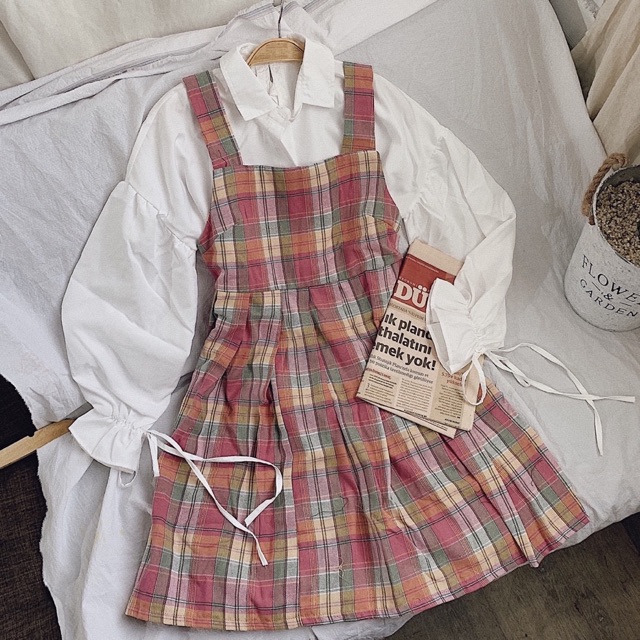 SET YẾM CARO NÂU - HỒNG | BigBuy360 - bigbuy360.vn