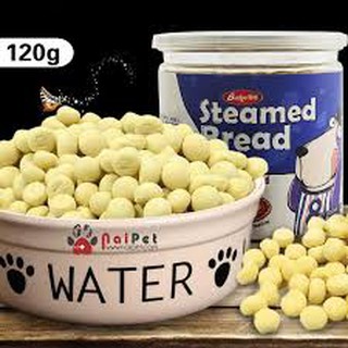  Đồ Ăn Vặt Bánh Thưởng Vị Sữa Cho Chó Steamed Bread 120g