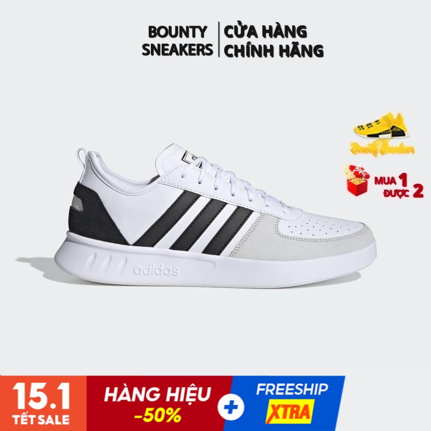 Giày  nam Court 80s &quot;Core Black/Cloud White&quot; FW2871 - Hàng Chính Hãng - Bounty Sneakers