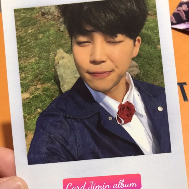 Card Jimin BTS album Young Forever (hàng chính hãng)