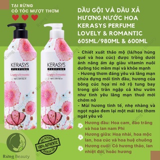 DẦU GỘI / DẦU XẢ HƯƠNG NƯỚC HOA KERASYS PERFUME LOVELY & ROMANTIC