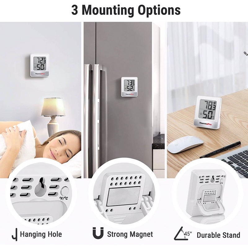 Máy đo nhiệt độ và độ ẩm trong nhà - ThermoPro TP49W