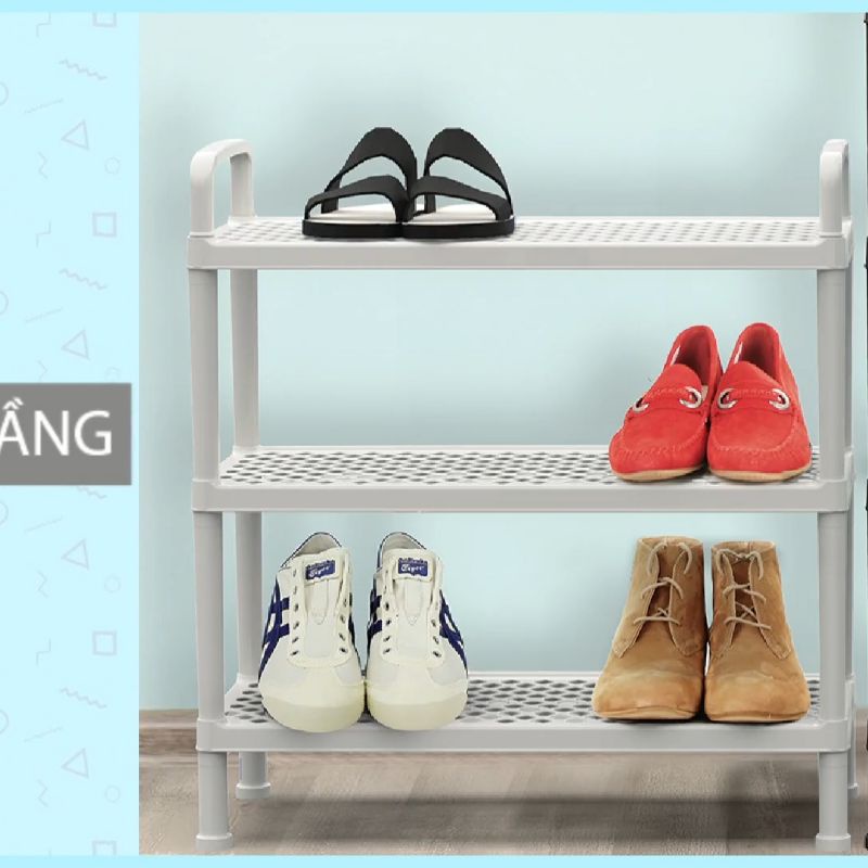 KỆ DÉP LƯỚI DUY TÂN 55CM