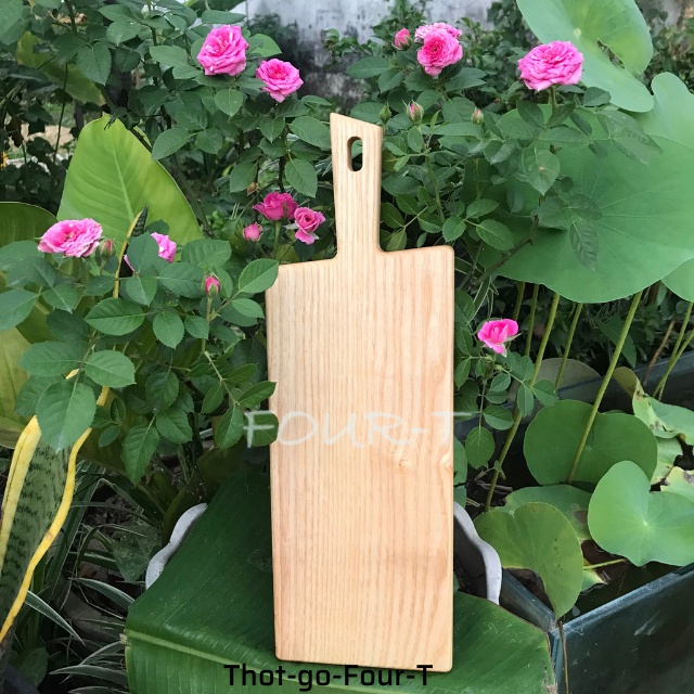 Thớt Gỗ Trang Trí, Dùng Để Cắt Thái Đồ Ăn, Khay Gỗ Decor 3 Kích thước, Four-T Shop
