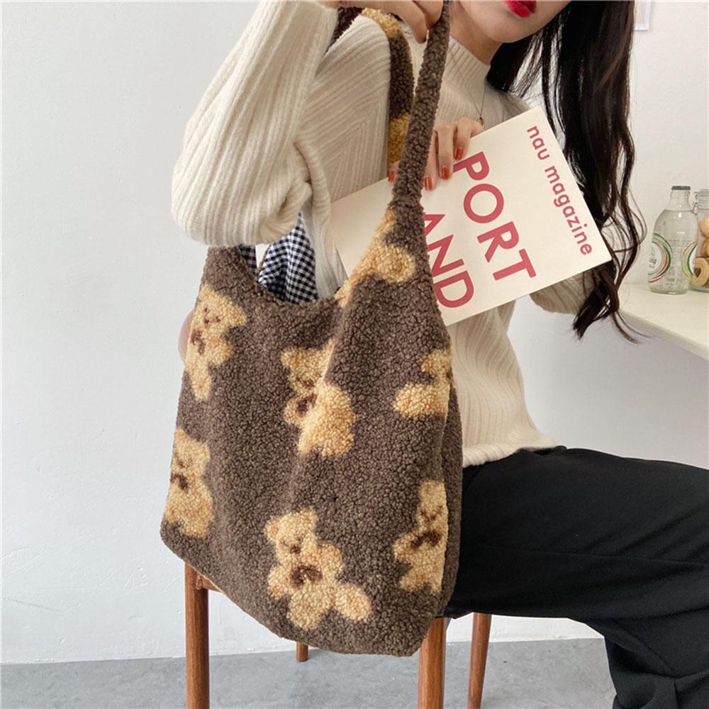 Túi Tote Vải Canvas Hai Mặt Dễ Thương Xinh Xắn Dành Cho Nữ